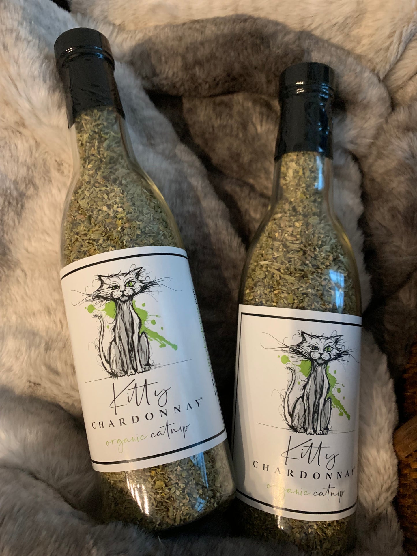 Double Pack of Kitty Chardonnay Organic Catnip